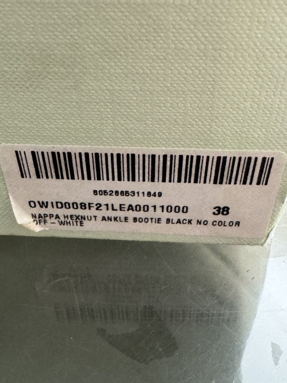 Off-White Off-White Napa Hexnut Ankle Bootie Black Italian Leather Size US 8 / IT 38 - 15 Thumbnail