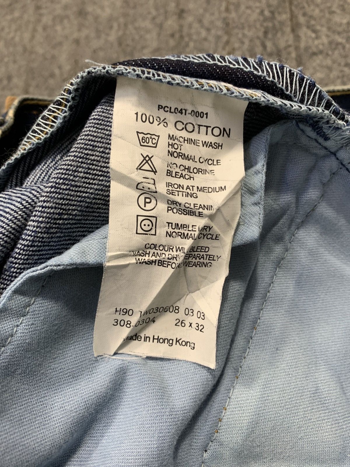 Levi's Levis Strauss Lot 308 Flared Indigo Denim Jeans Straight Cut Size 26" / US 2 / IT 38 - 8 Thumbnail