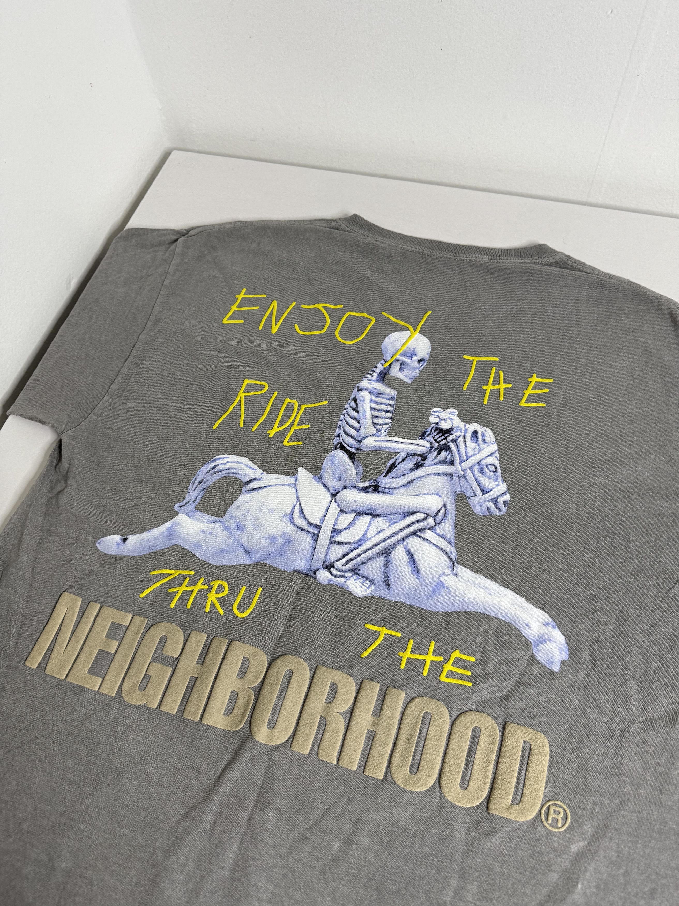 Neighborhood × Travis Scott Travis x Neighborhood Tee Grey Size US XL / EU 56 / 4 - 4 Thumbnail