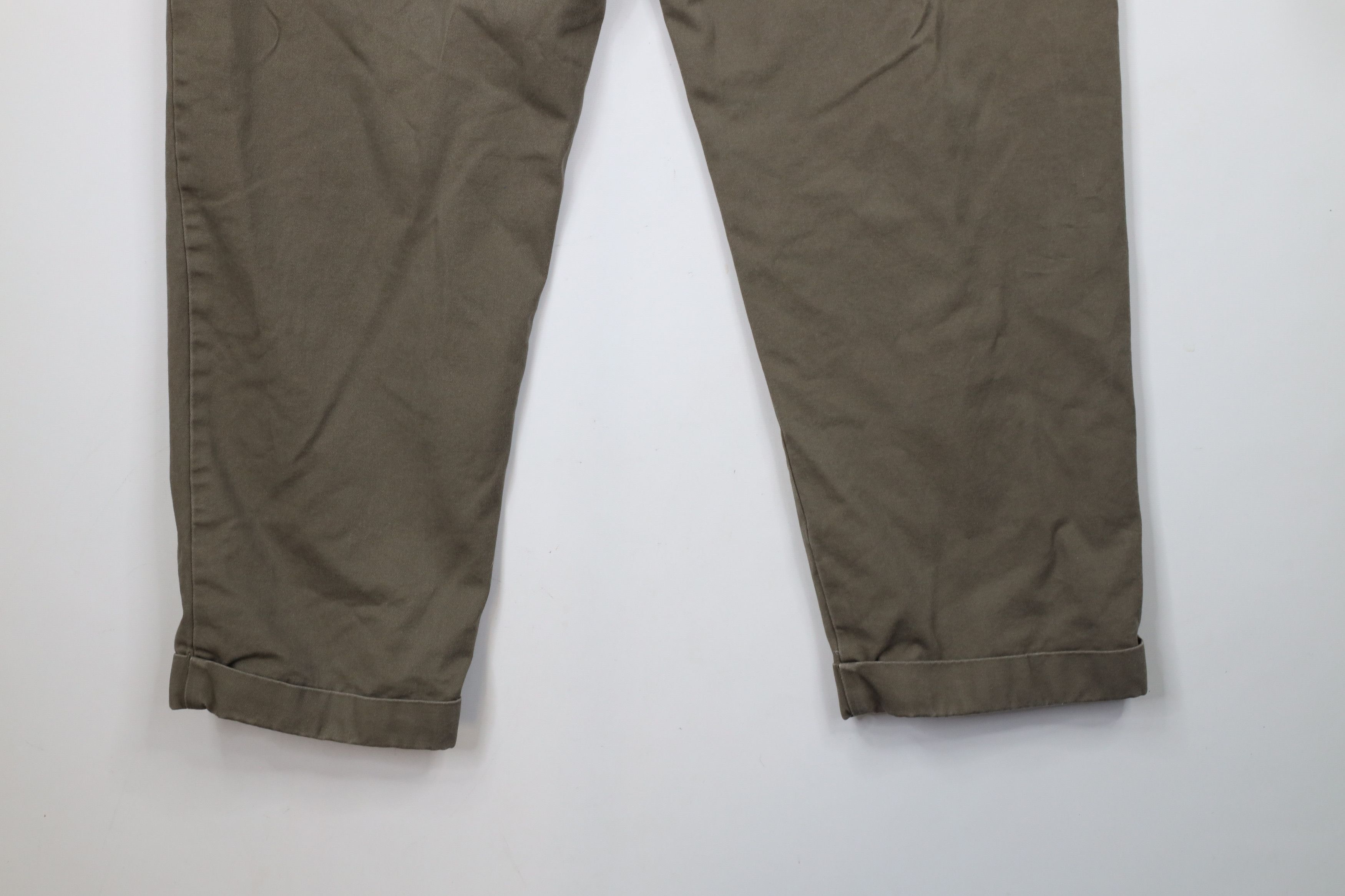 Cabelas × Vintage Vintage Cabelas Lined Pleated Cuffed Chino Pants Beige Size US 38 / EU 54 - 14 Thumbnail