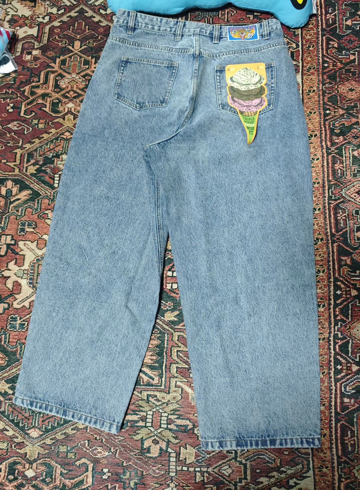Billionaire Boys Club BILLIONAIRE BOYS CLUB Flying Dog Loose Jeans Size US 36 / EU 52 - 2 Thumbnail