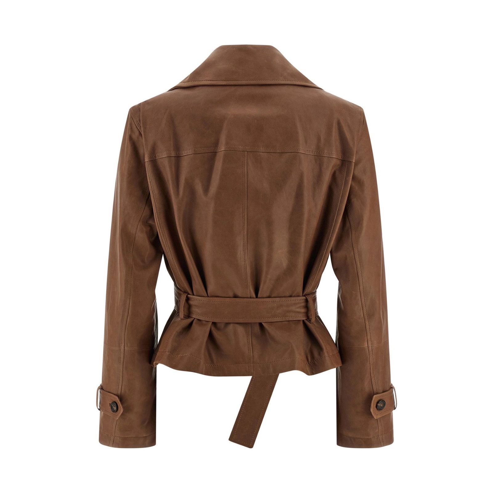 Brunello Cucinelli BRUNELLO CUCINELLI $8000 Leather Nappa Jacket New & Authenti Size M / US 6-8 / IT 42-44 - 2 Thumbnail