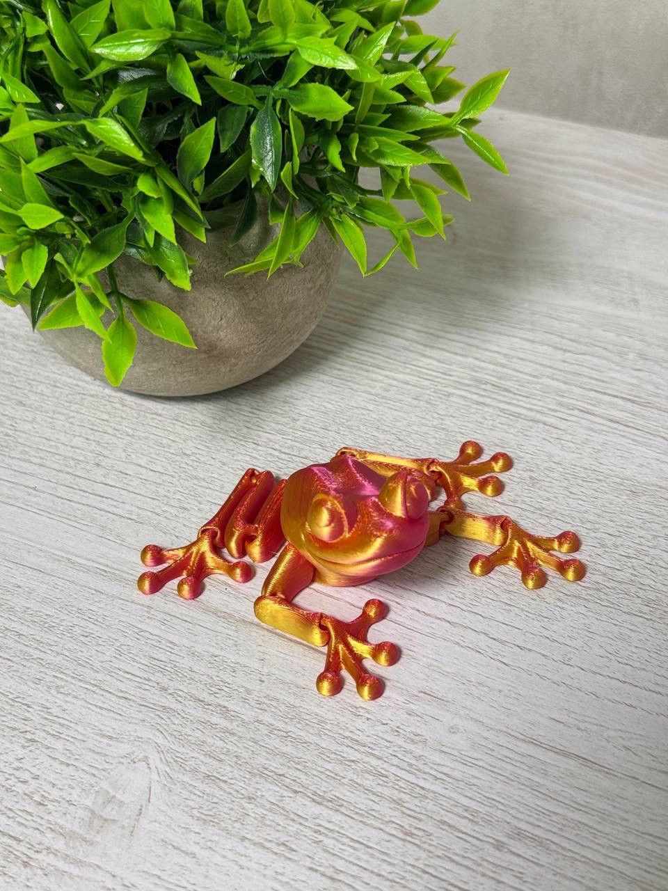 Handmade VTG Custom 3D Frog Hand Made Size ONE SIZE - 8 Thumbnail