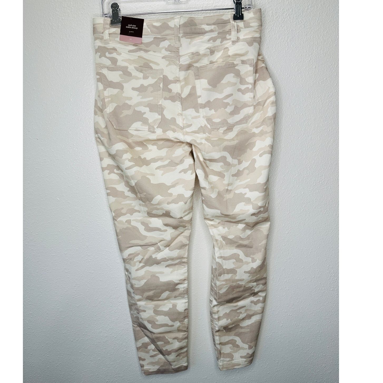 Other NWT Knox Rose Tan Army Camo Skinny Mid Rise Ankle Jean 10 Size 32" / US 10 / IT 46 - 7 Thumbnail