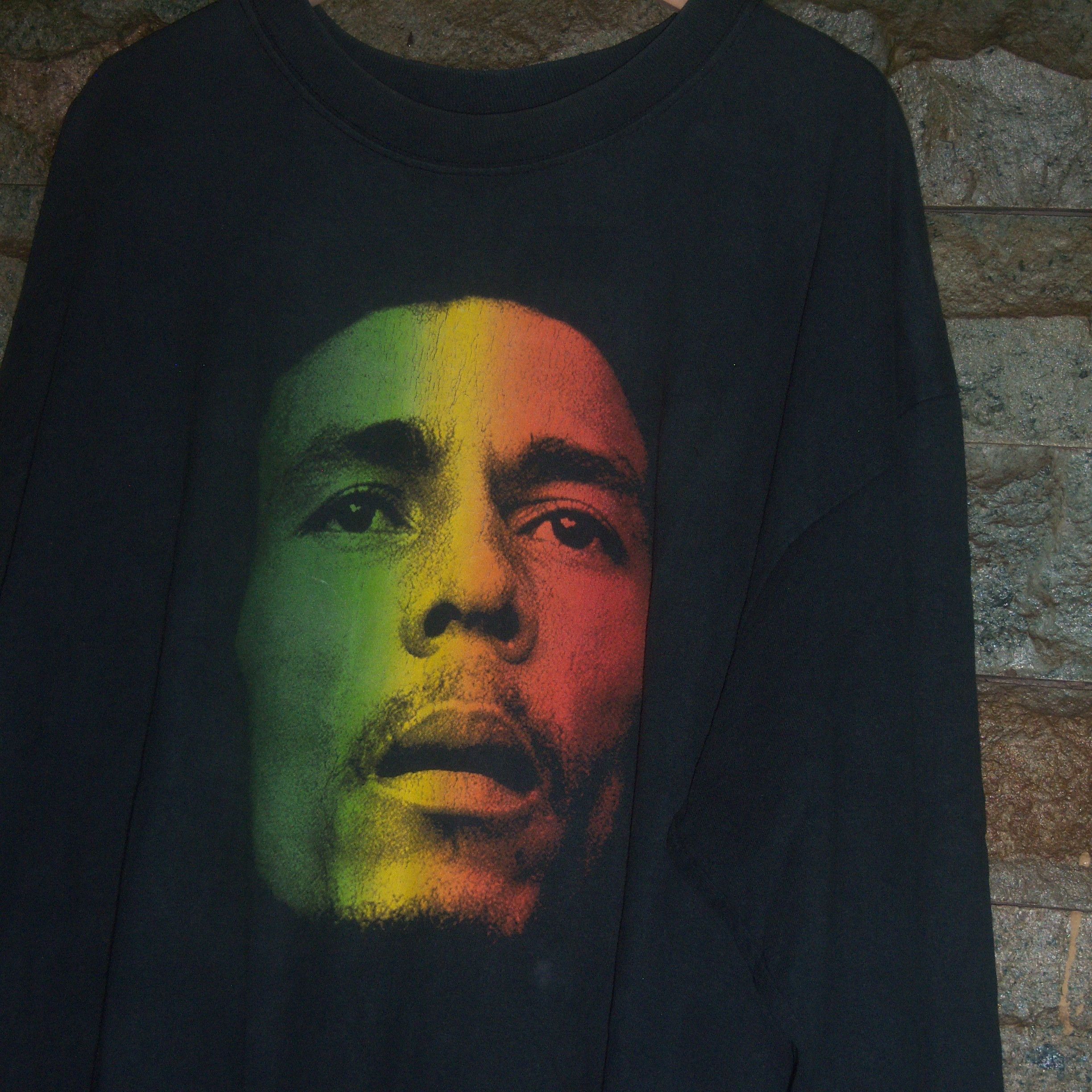 Band Tees × Bob Marley × Vintage 00s Bob Marley Redemption Song Size US XL / EU 56 / 4 - 4 Thumbnail