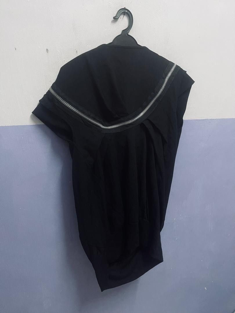 Japanese Brand Atsuro Tayama Asymmetric Zipper Cape Runway Size US M / EU 48-50 / 2 - 17 Thumbnail