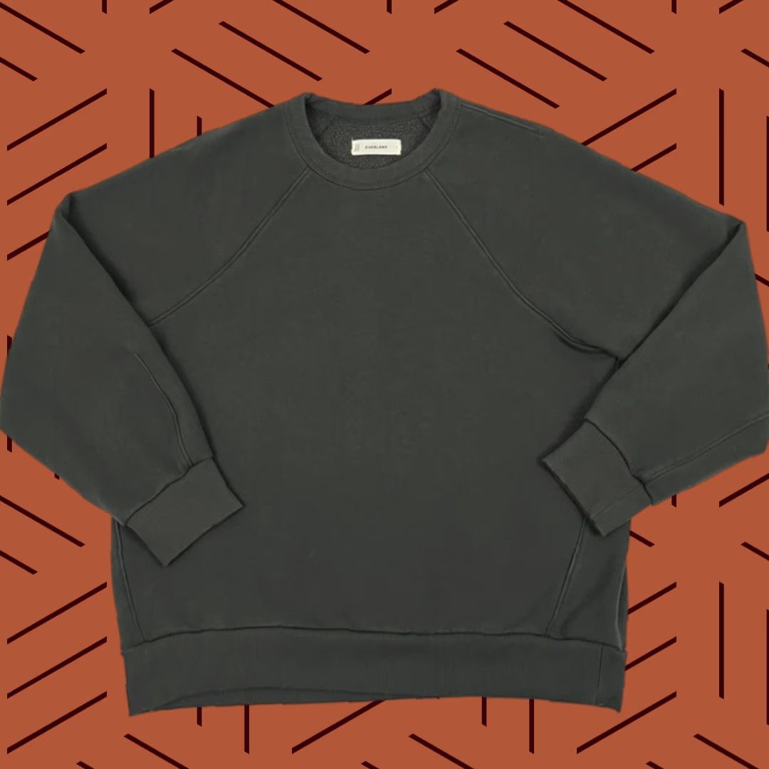Everlane Everlane Sweatshirt Mens L Gray Luxe Fleece Crewneck Pullover Off Duty Terry Sweatshirt Size US L / EU 52-54 / 3 - 1 Thumbnail