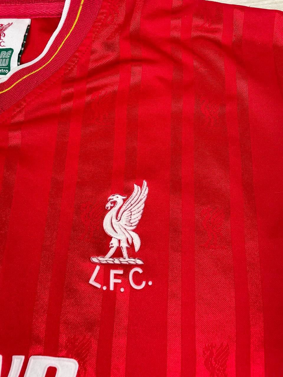 Vintage Score Draw Liverpool 1986 1987 Home Shirt Retro Jersey Size US M / EU 48-50 / 2 - 4 Thumbnail