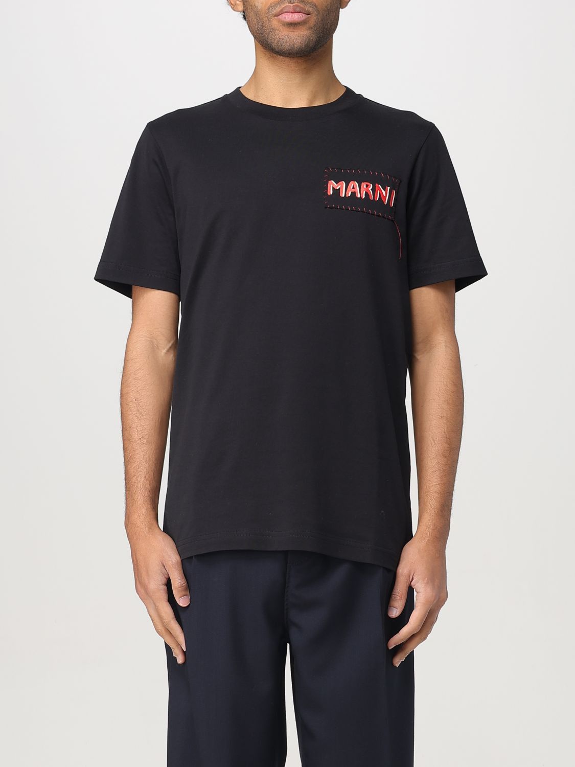 Marni Marni T-Shirt Men Black Size US L / EU 52-54 / 3 - 1 Thumbnail