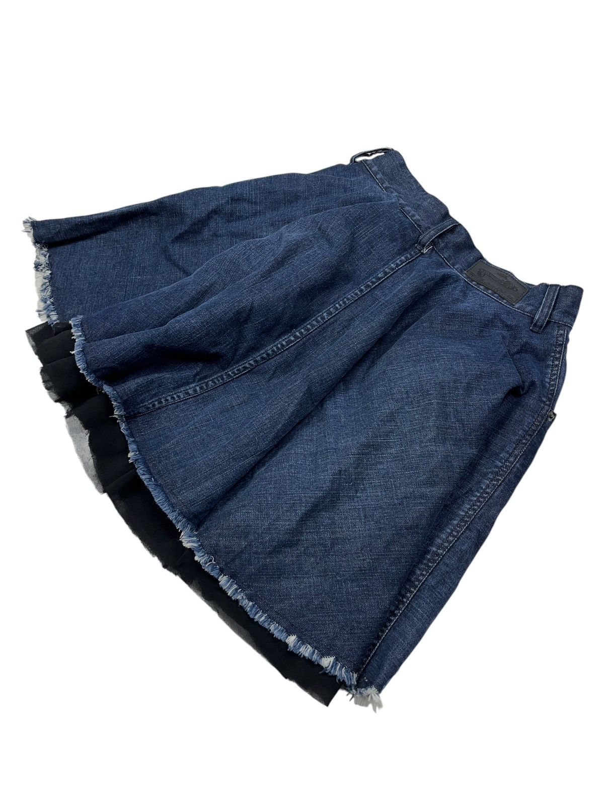 Diesel × Vintage Vintage y2k Diesel Pleated Denim Skirt Size 27" / US 4 / IT 40 - 8 Thumbnail