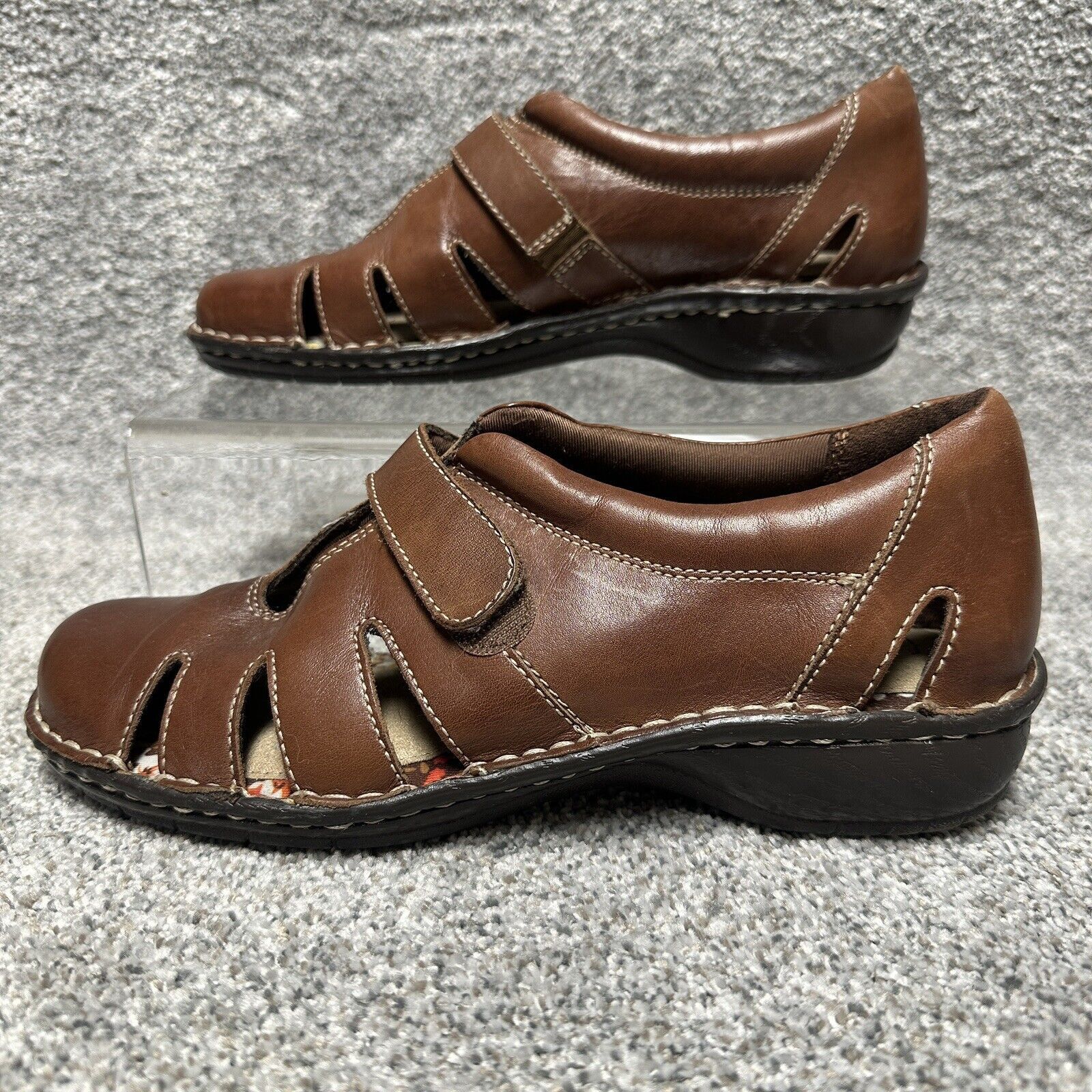 Other Eurostep Leather Shoes Womens 9.5 Cutout Chunky Vintage 90s Size US 9.5 / IT 39.5 - 1 Thumbnail