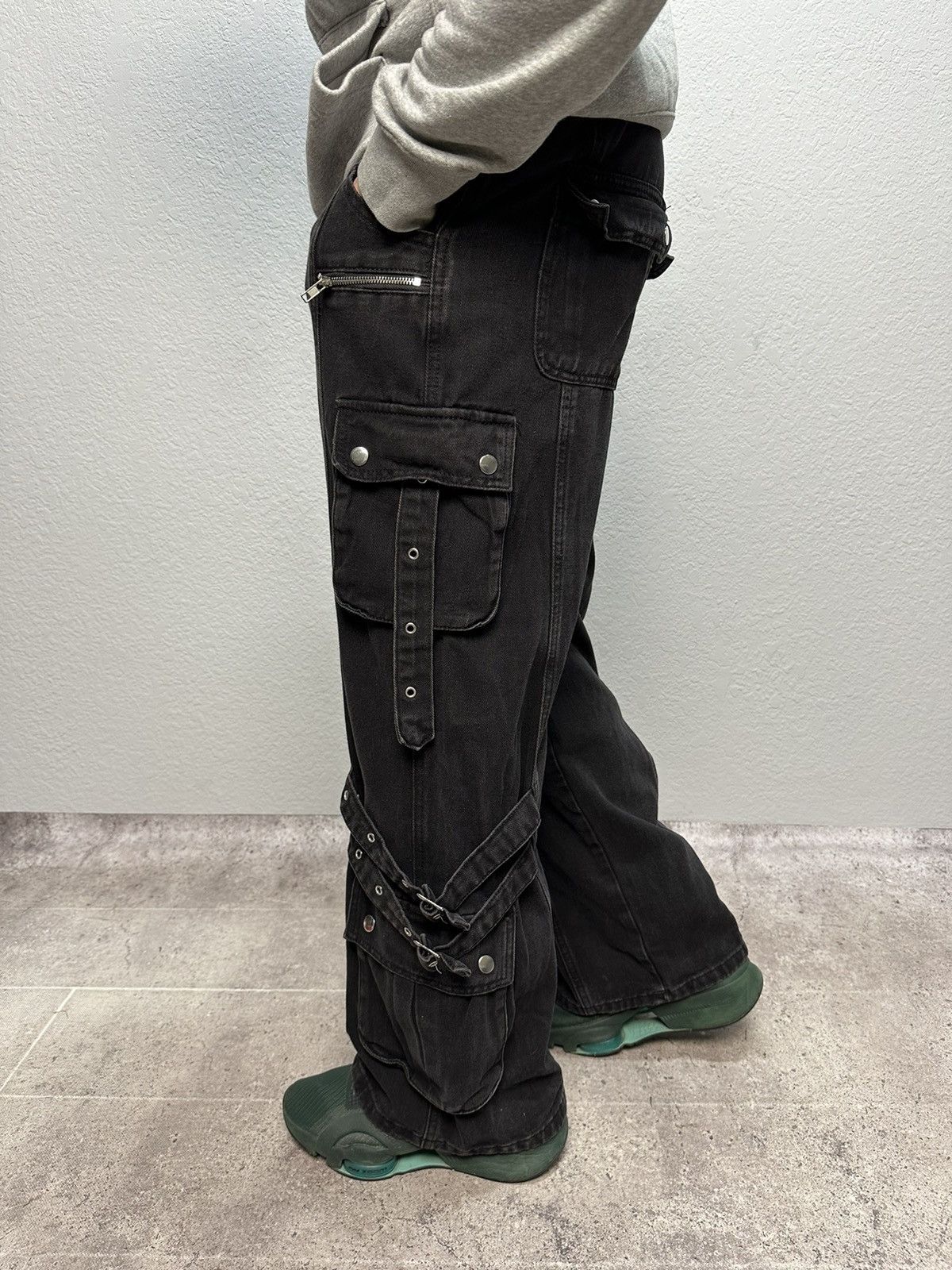 Japanese Brand × Vintage Vintage Junya Watanabe Punk Style Distressed Gothic Archival Size US 31 - 2 Thumbnail