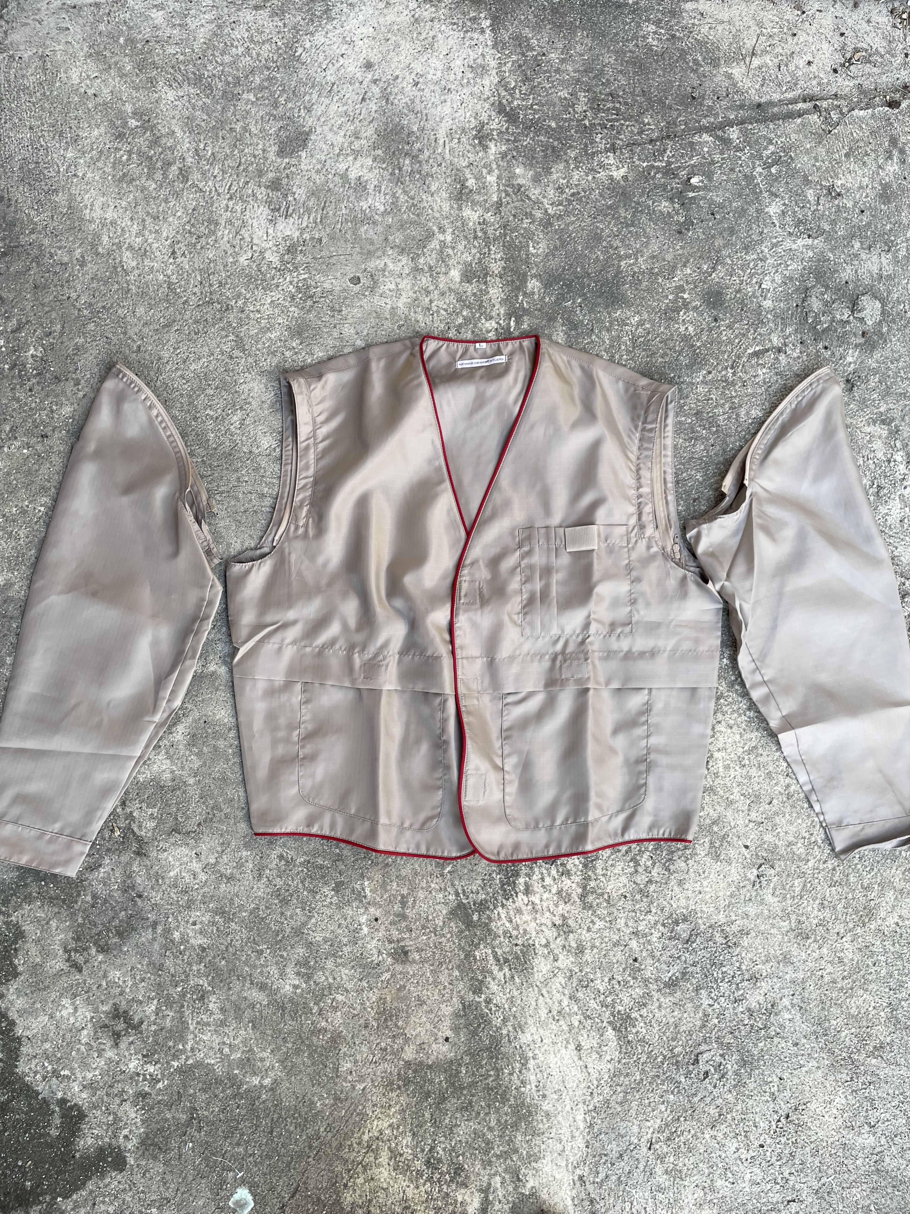 Issey Miyake Vintage Issey Miyake Studio Sony Vest Jacket Size US L / EU 52-54 / 3 - 8 Thumbnail
