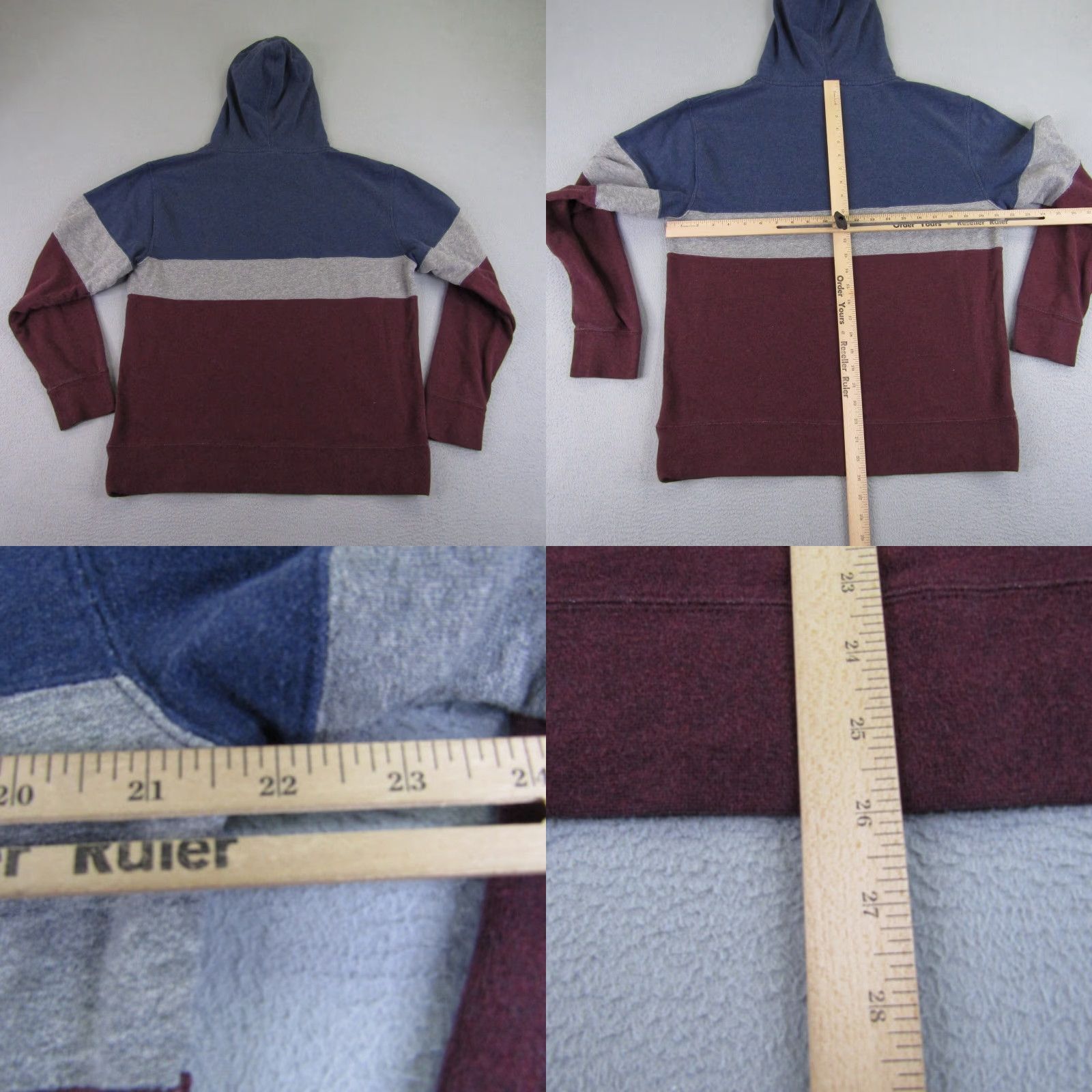 Vintage Ellen Degeneres Hoodie Mens Medium Blue Blue Gray Red Pullover Sweater Sweatshirt Jacket Logo Knit Pocket Size US M / EU 48-50 / 2 - 8 Thumbnail