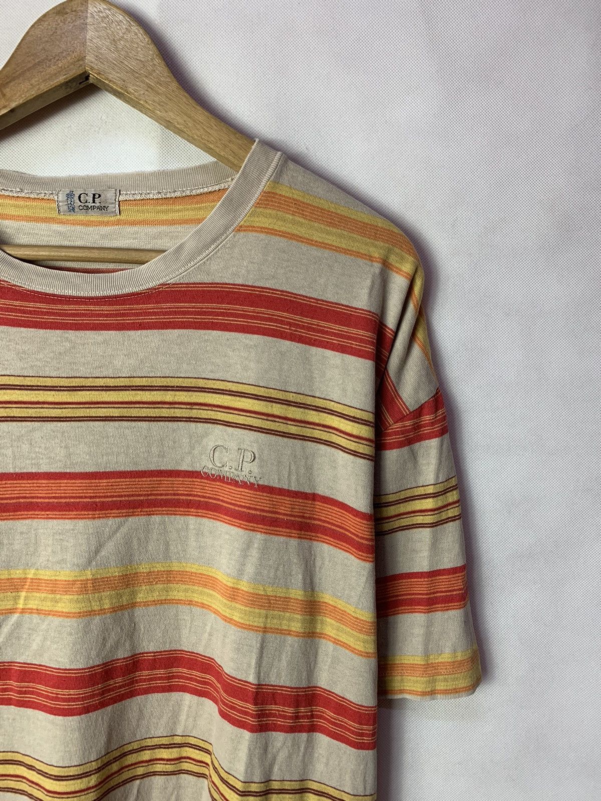 C.P. Company ‼️ Vintage 90s CP Company Stripes Tee Size US L / EU 52-54 / 3 - 4 Thumbnail
