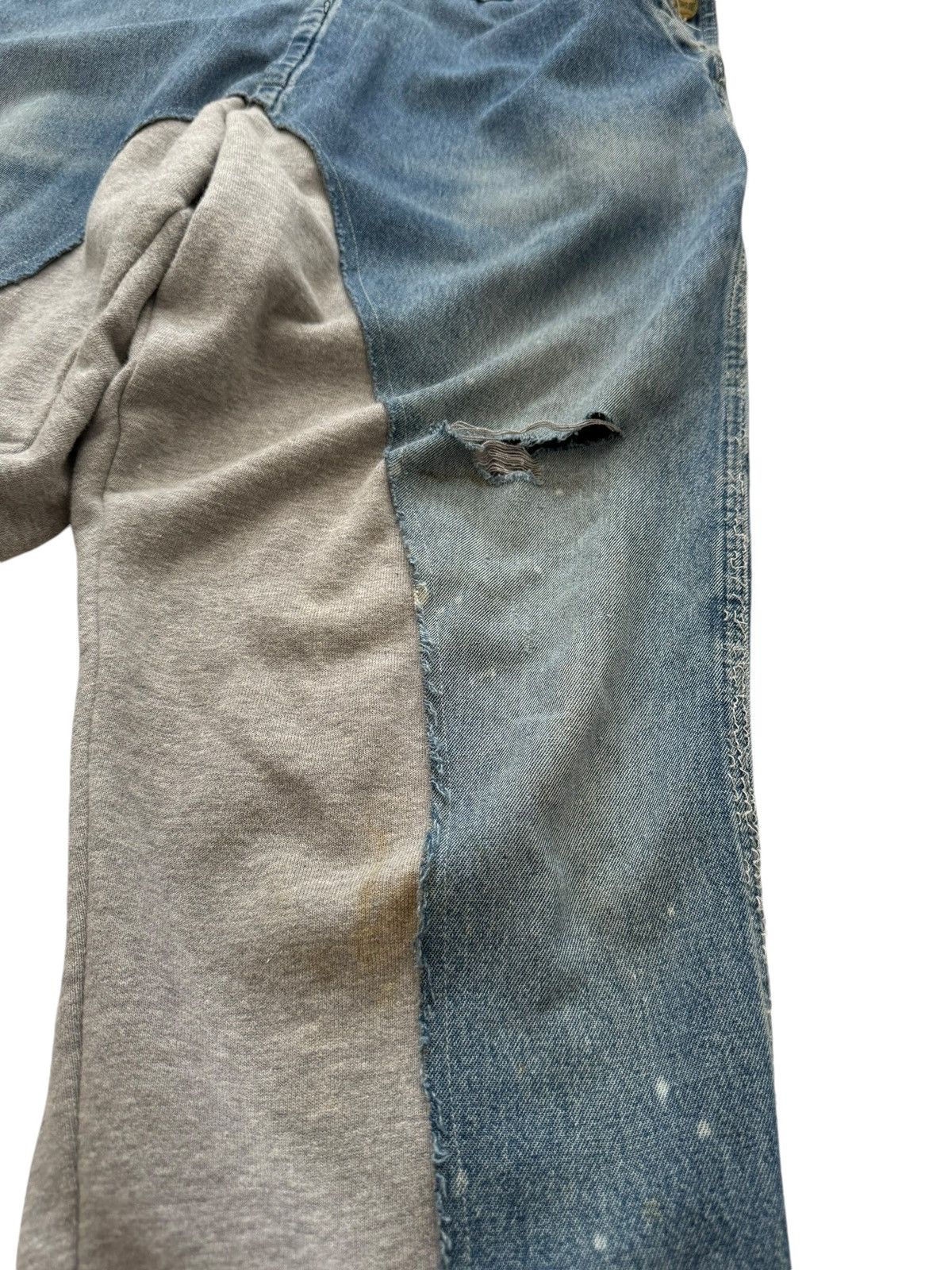 Greg Lauren SS20 Sample Hybrid Denim Overall 50/50 Fragment Size US 32 / EU 48 - 12 Thumbnail