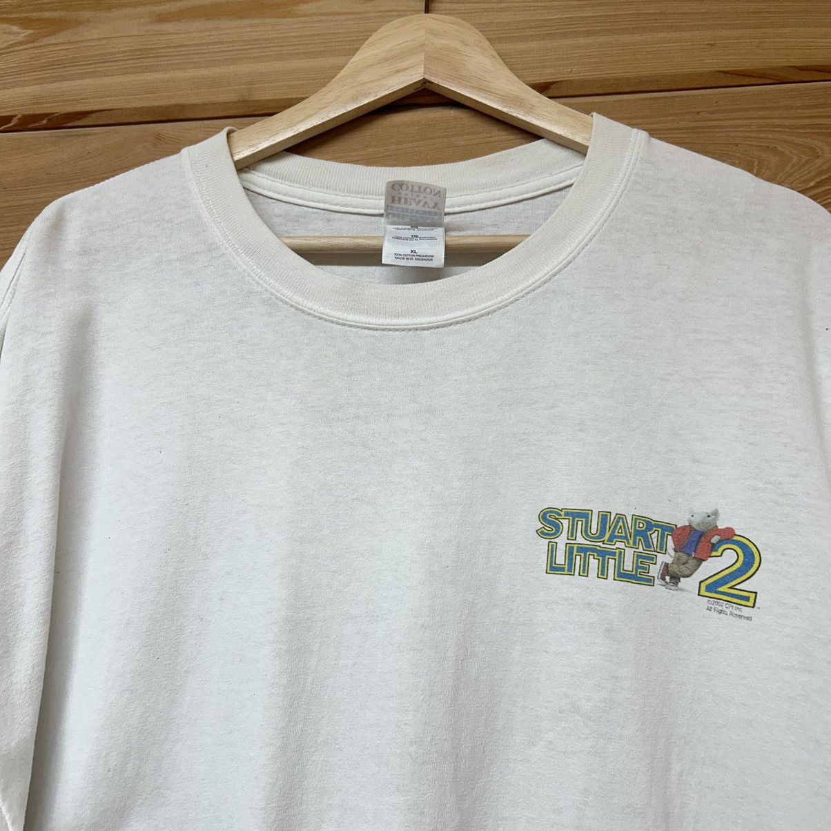 Vintage Vintage 2002 Stuart Little 2 Movie Promo Graphic T Shirt Size US XL / EU 56 / 4 - 10 Thumbnail