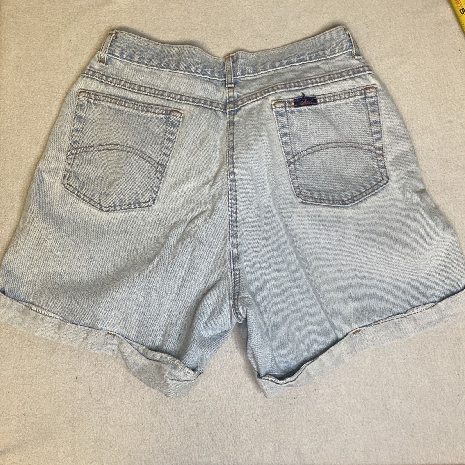 Other VTG 90s Chic Denim Shorts Size 13 High Waisted Light Wash Size 34" / US 12 / IT 48 - 11 Thumbnail