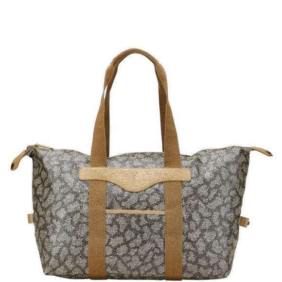 Yves Saint Laurent Yves Saint Laurent Giraffe Pattern Leather Boston Bag Size ONE SIZE - 8 Thumbnail