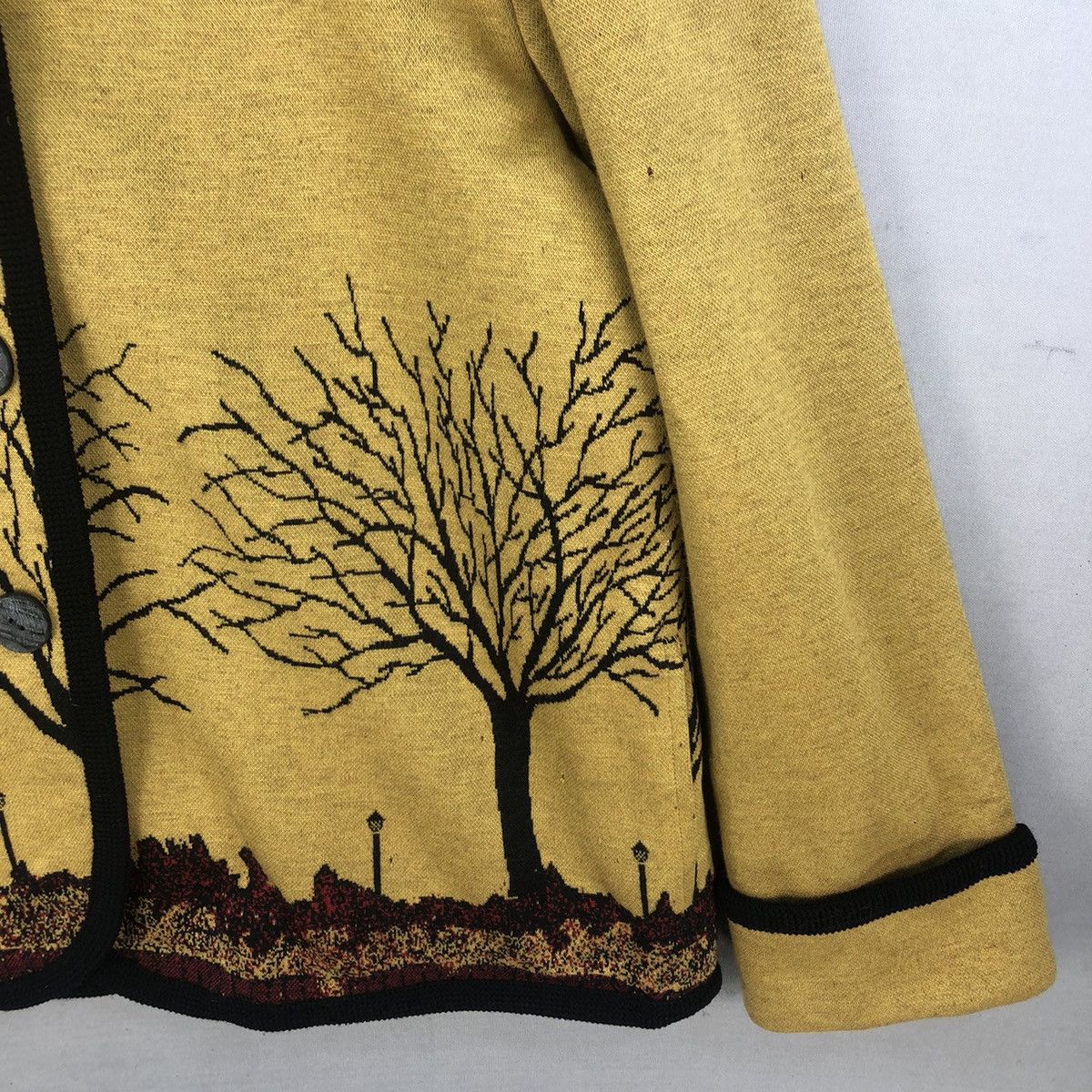 Other Vintage Japanese Brand Lala Knitted Graphic Cardigan Jacket Size M / US 6-8 / IT 42-44 - 3 Thumbnail