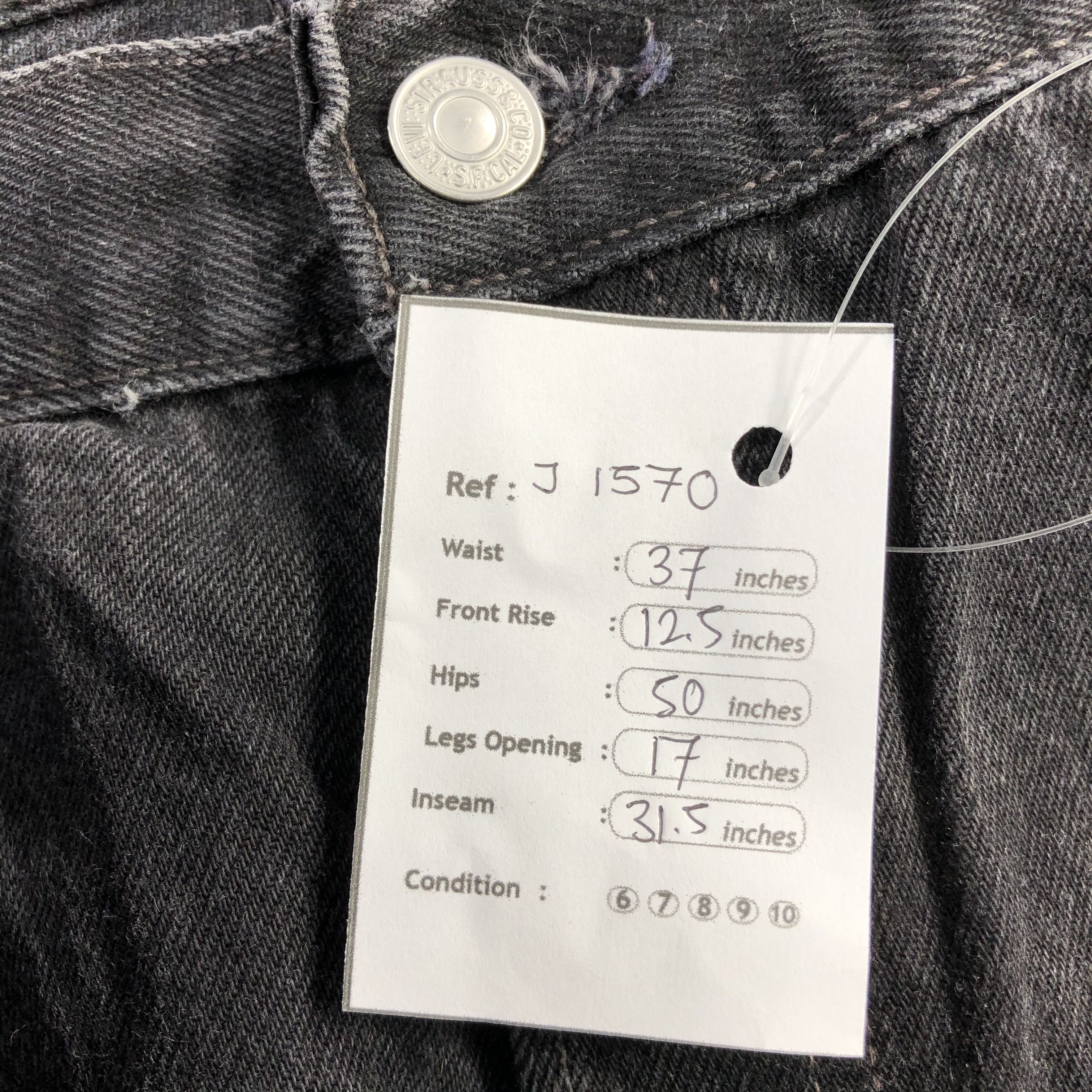 Levi's 90s Vintage Levis 501 Earth Tone Jeans-J1570 Size US 37 - 15 Thumbnail