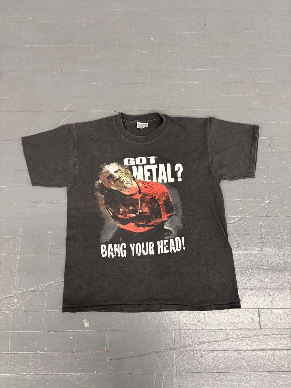 Japanese Brand × Slipknot × Vintage Vintage Got metal bang your head guilty pleasures tour tee Size US L / EU 52-54 / 3 - 1 Thumbnail