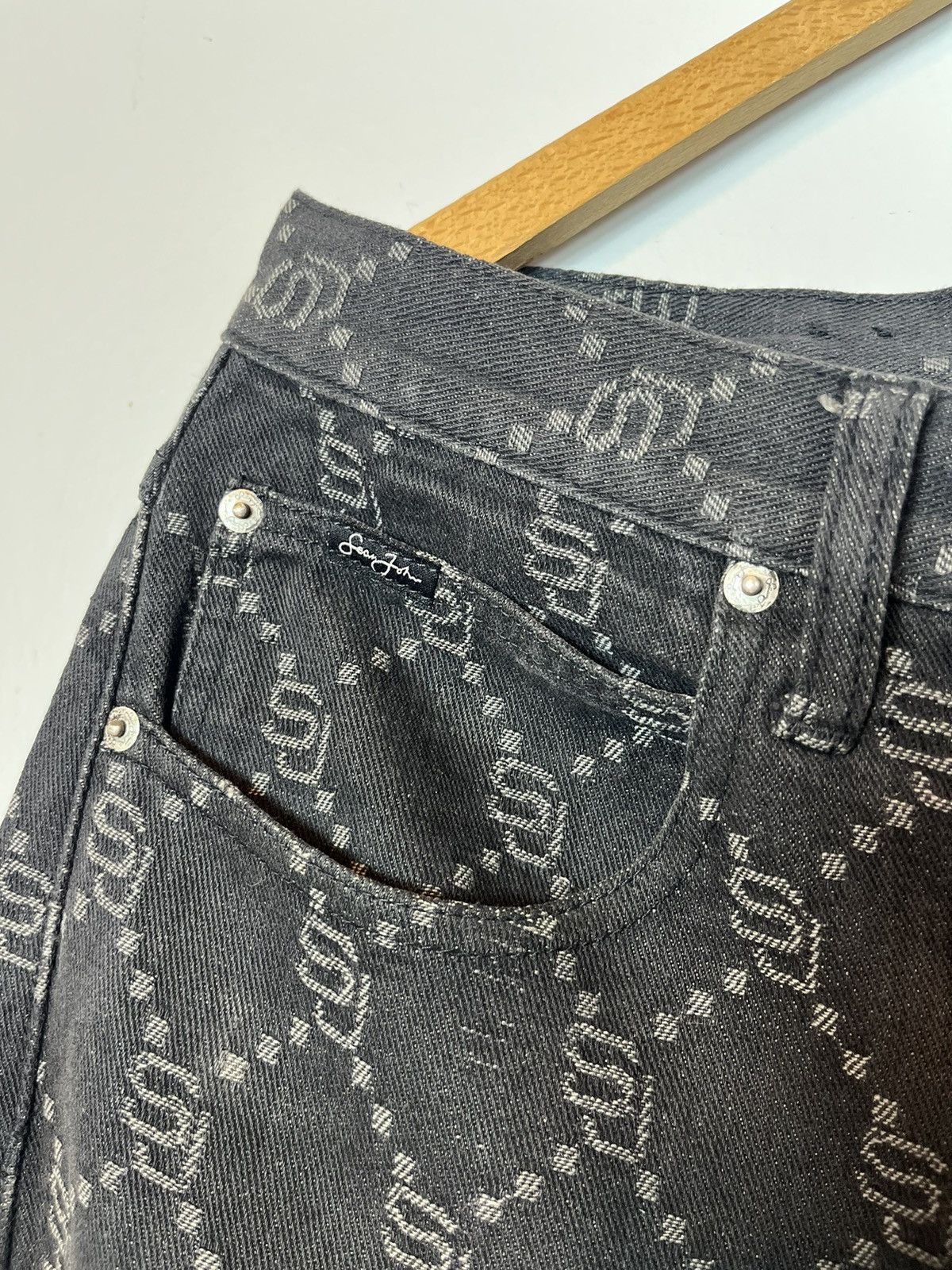 Japanese Brand Sean John Gucci Monogram denim Size US 32 / EU 48 - 6 Thumbnail