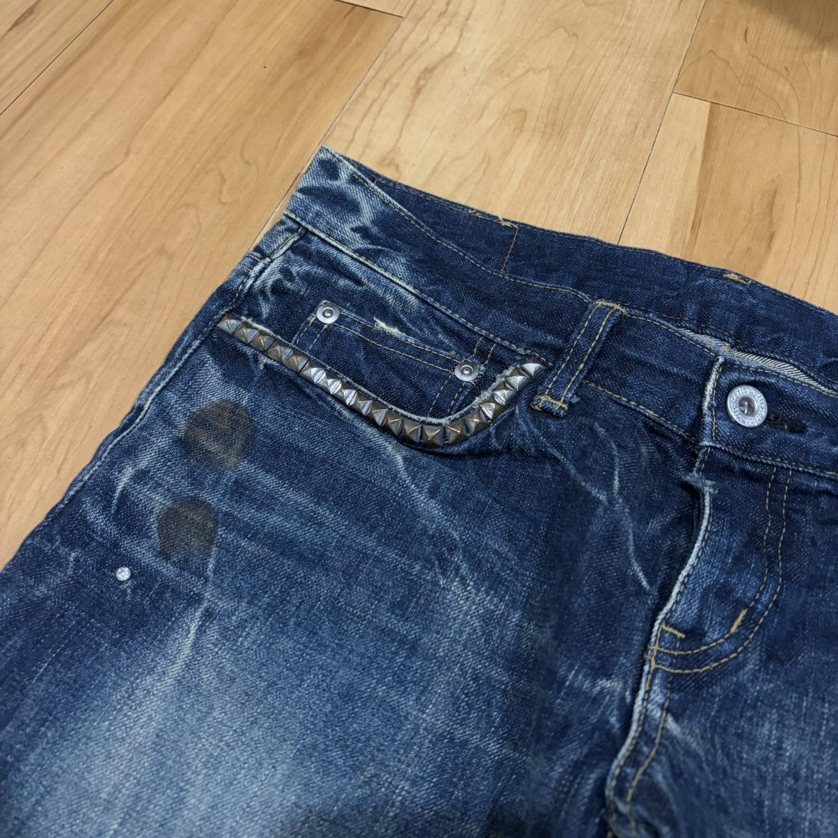Hysteric Glamour Hysteric glamour stud denim jean Size US 30 / EU 46 - 2 Thumbnail