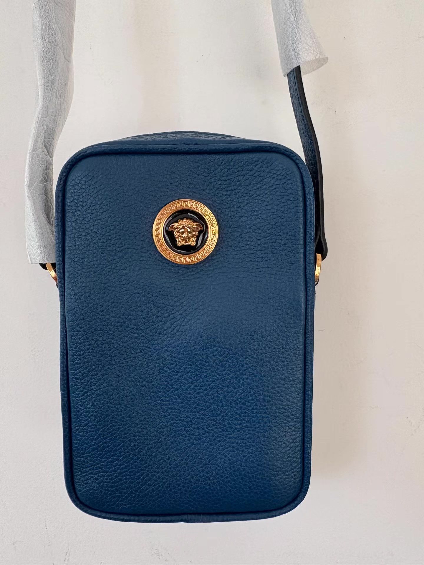 Versace Versace Men's Medusa Logo Phone Crossbody Bag Ｑ21 Size ONE SIZE - 3 Thumbnail