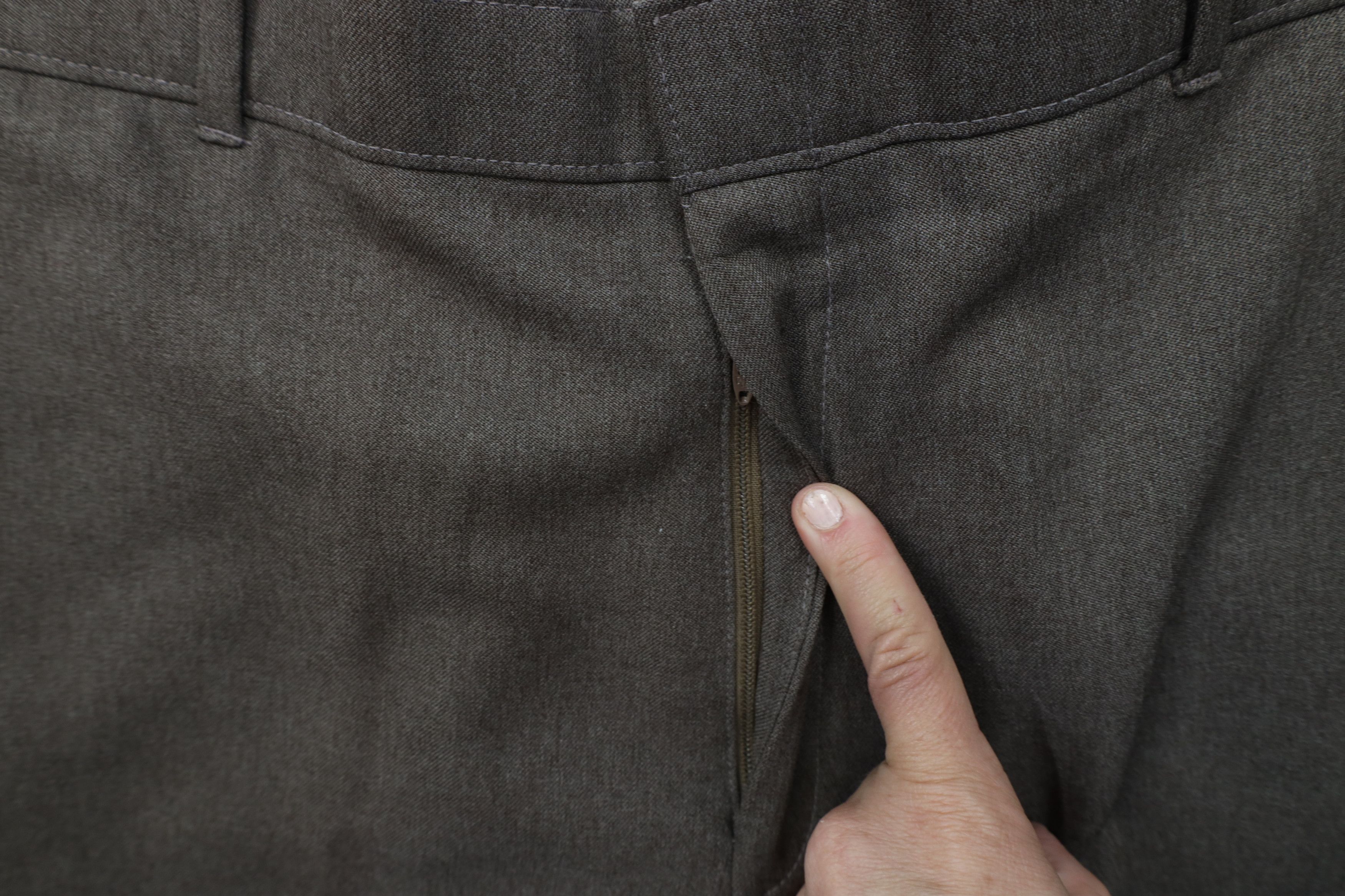 Levi's × Vintage Vintage 90s Levis Knit Flared Wide Leg Chino Pants Brown Size US 36 / EU 52 - 6 Thumbnail