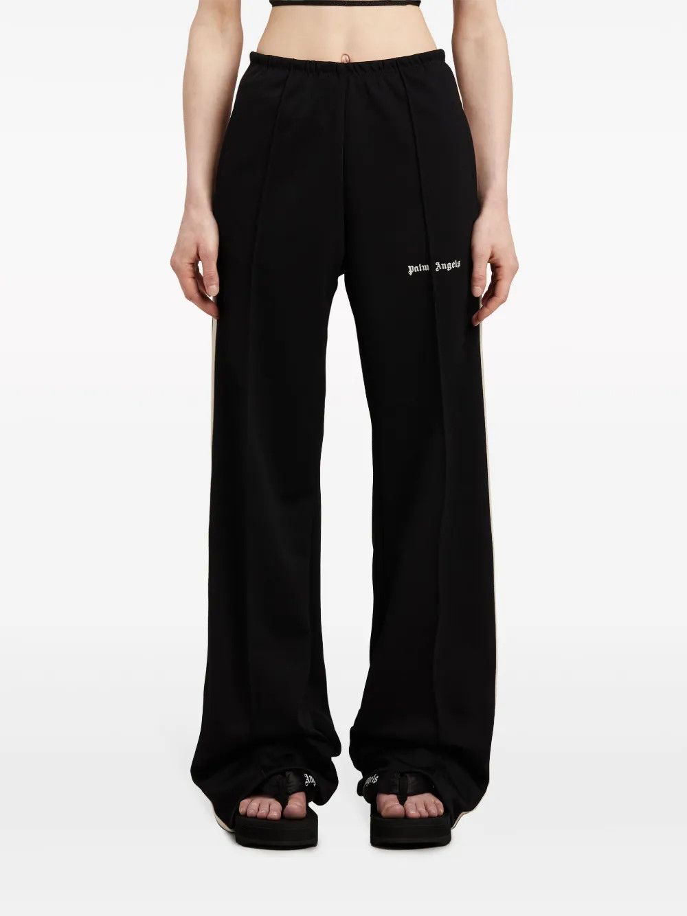 Palm Angels o1y1125 Sweatpant in Black Size 32" / US 10 / IT 46 - 2 Thumbnail