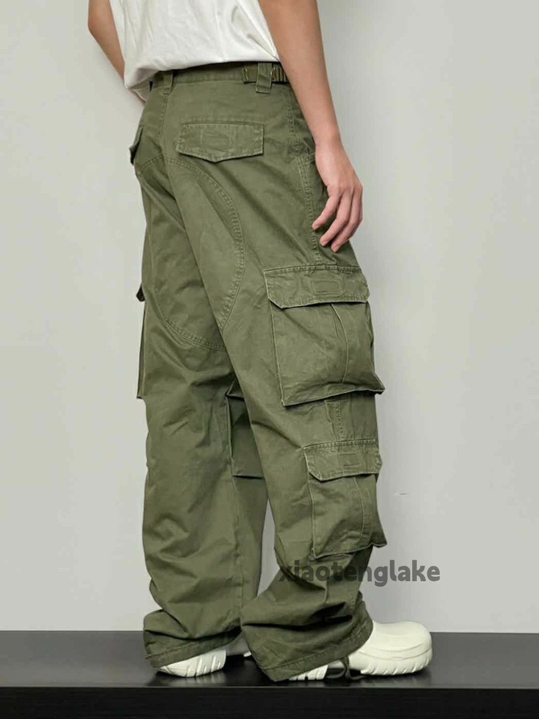 Designer × Vintage utility military outdoor loose baggy hiphop cargo pants Size US 34 / EU 50 - 2 Thumbnail