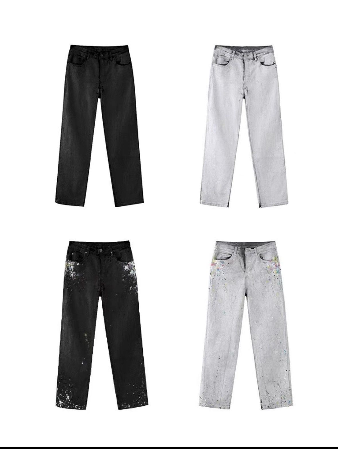Balenciaga Waxed Split Hem Jeans Balenciaga Alternative Size US 32 / EU 48 - 1 Preview