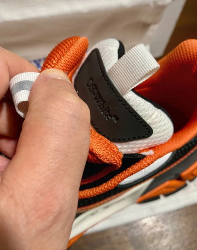 Off-White Off-White Glove Slip On Orange / Black Sneakers Size US 9 / EU 42 - 7 Thumbnail