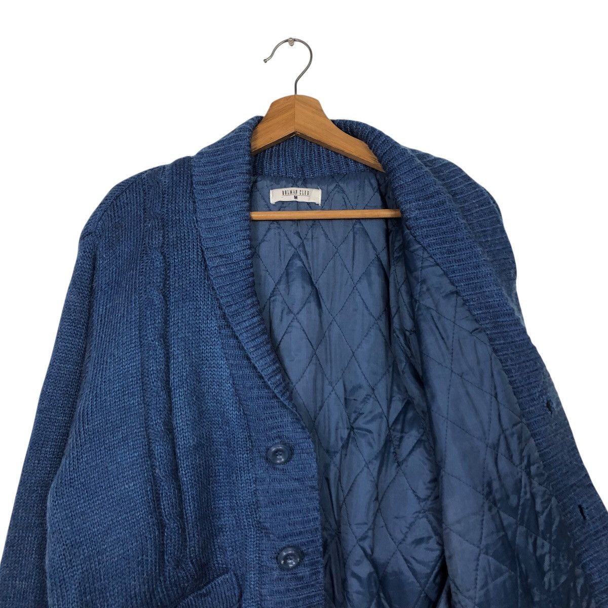 Japanese Brand Vintage Wool Cardigan Bomber Jacket Dolman Club Issey Miyake Size US M / EU 48-50 / 2 - 13 Thumbnail