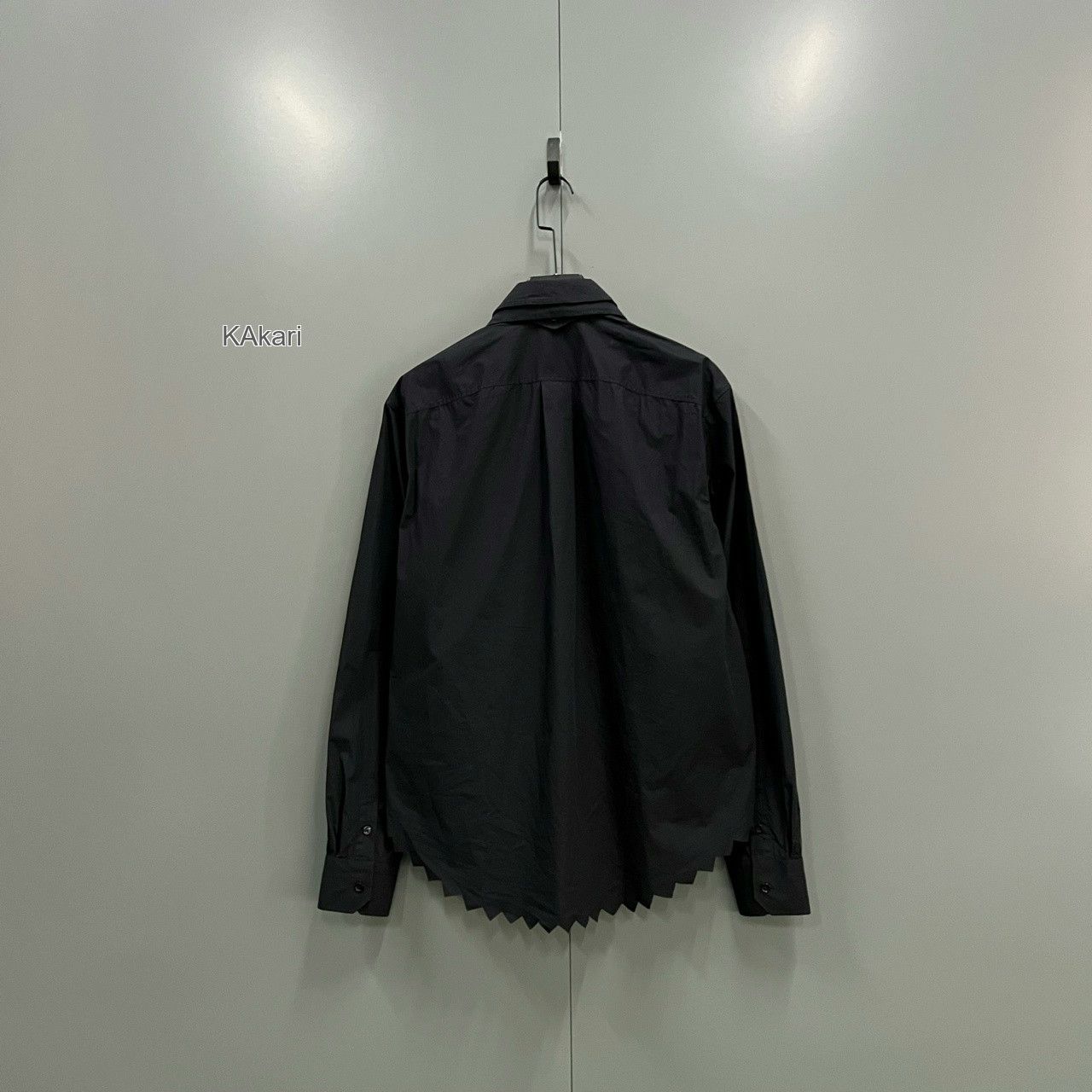 Louis Vuitton Louis Vuitton Black Multi-Layer Lapel Shirt Size US S / EU 44-46 / 1 - 2 Thumbnail