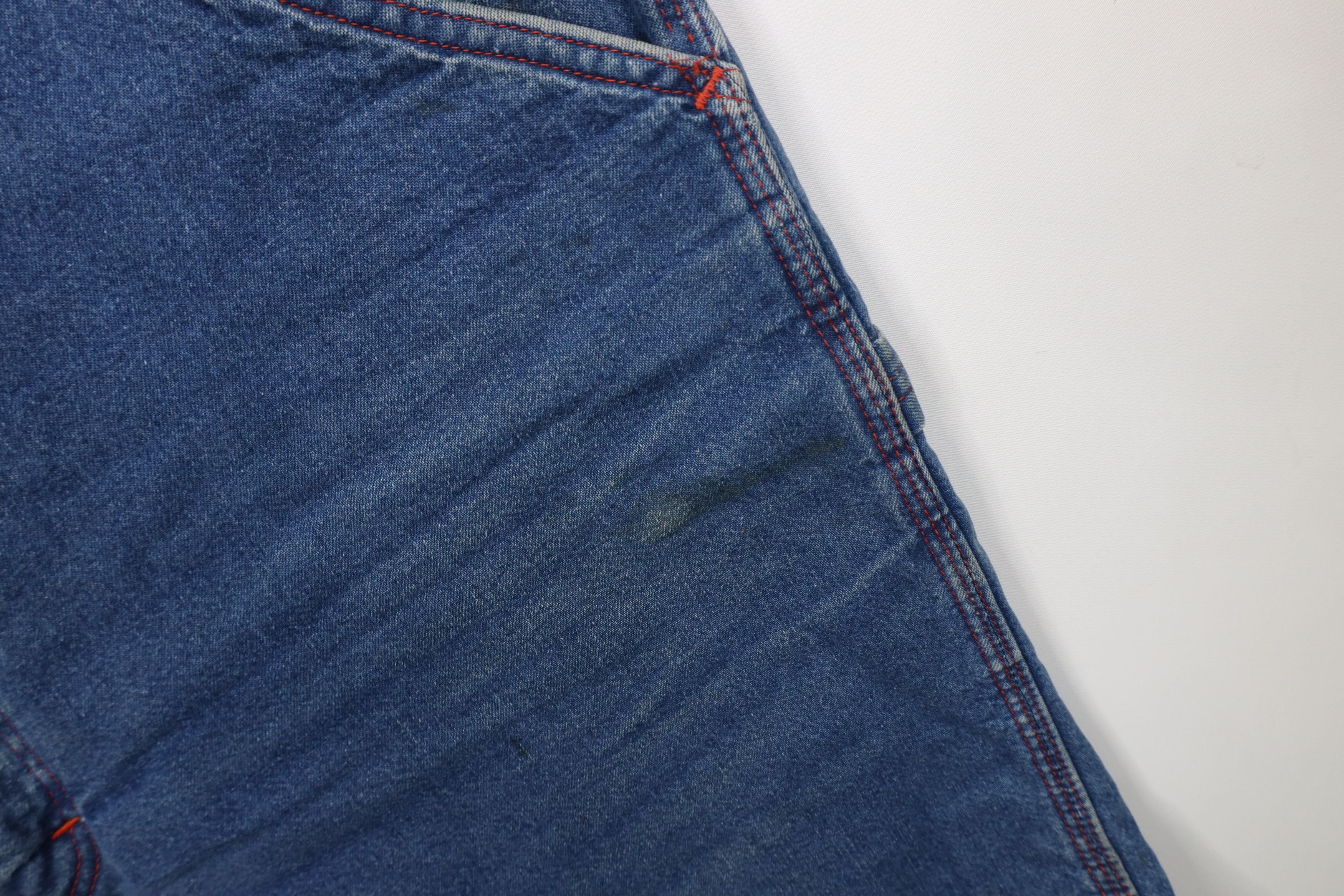 Vintage Vintage 70s Streetwear Lined Wide Leg Dungaree Jeans USA Size US 38 / EU 54 - 8 Thumbnail
