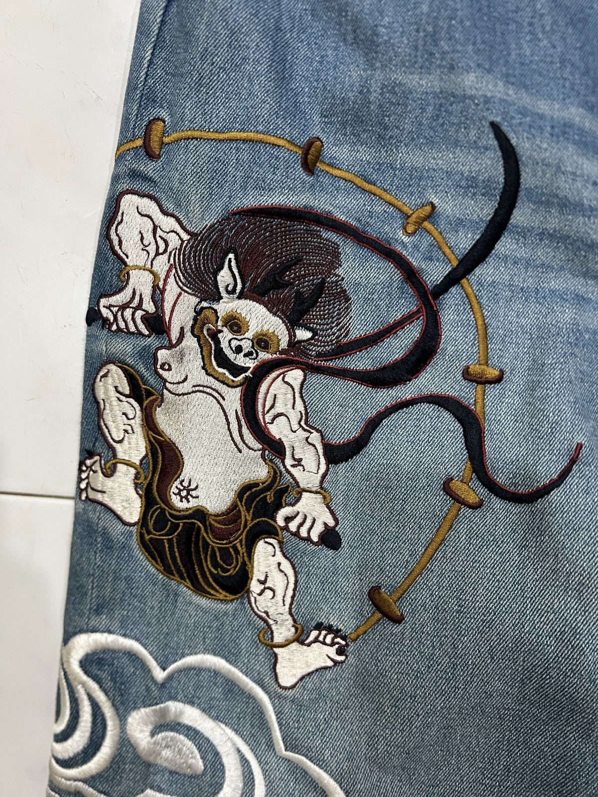Japanese Brand Y2K Hisyouhakurei Wagara ‘Oni Sukajan’ Embroidery Size US 38 / EU 54 - 4 Thumbnail