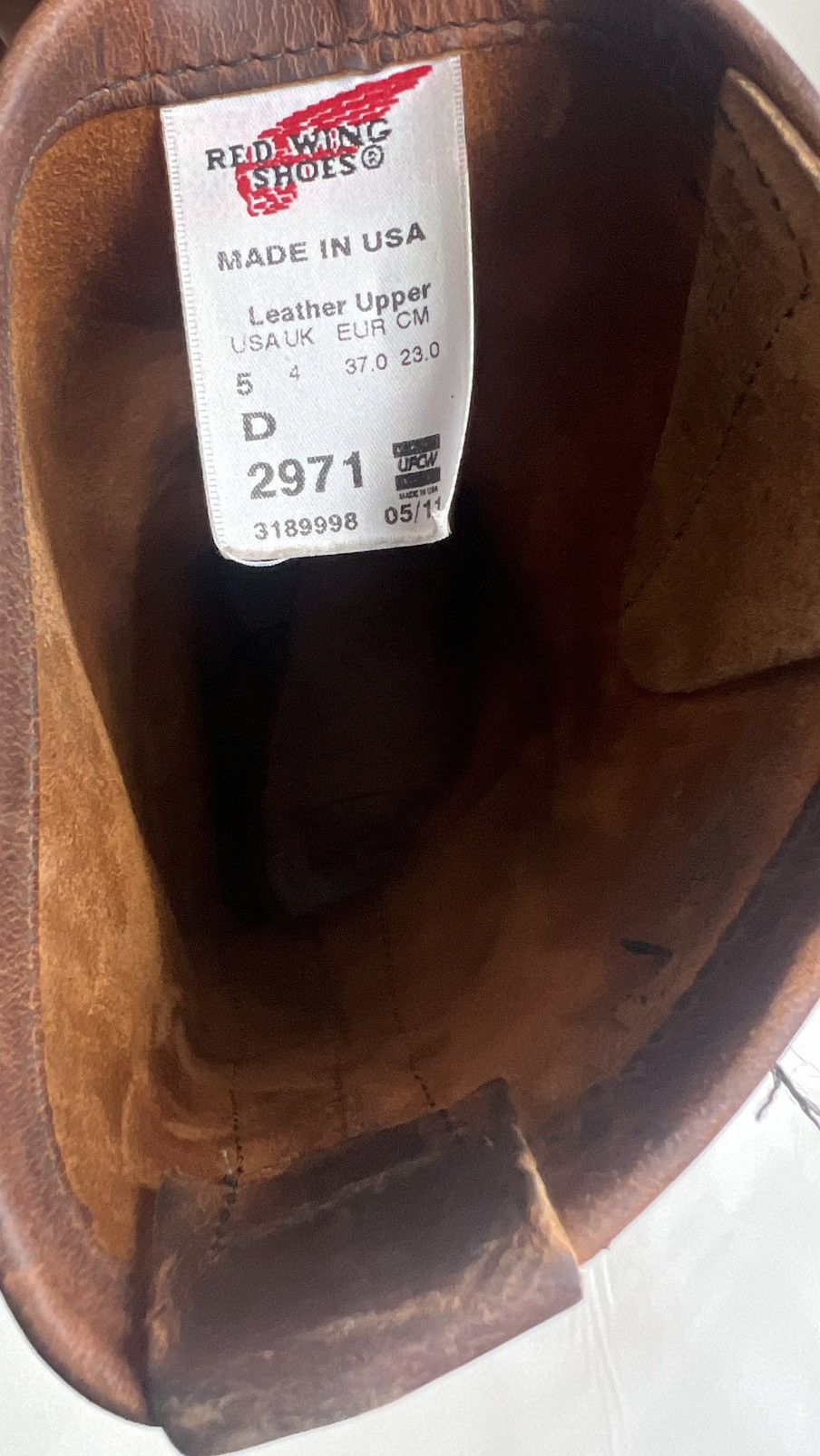 Red Wing Red wing #2971 Engineer Rough & Tough leather boot Size 5 D Size US 5 / EU 37 - 10 Thumbnail
