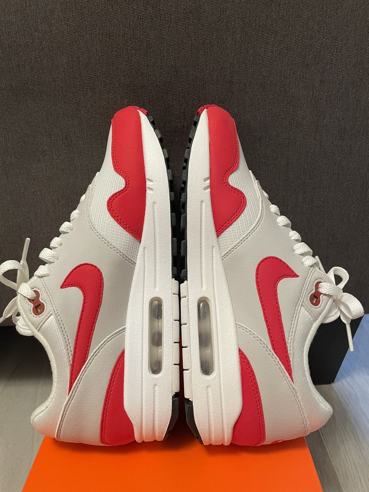 Nike Nike Air Max 1 Anniversary Red (2017) Size US 7.5 / EU 40-41 - 5 Thumbnail