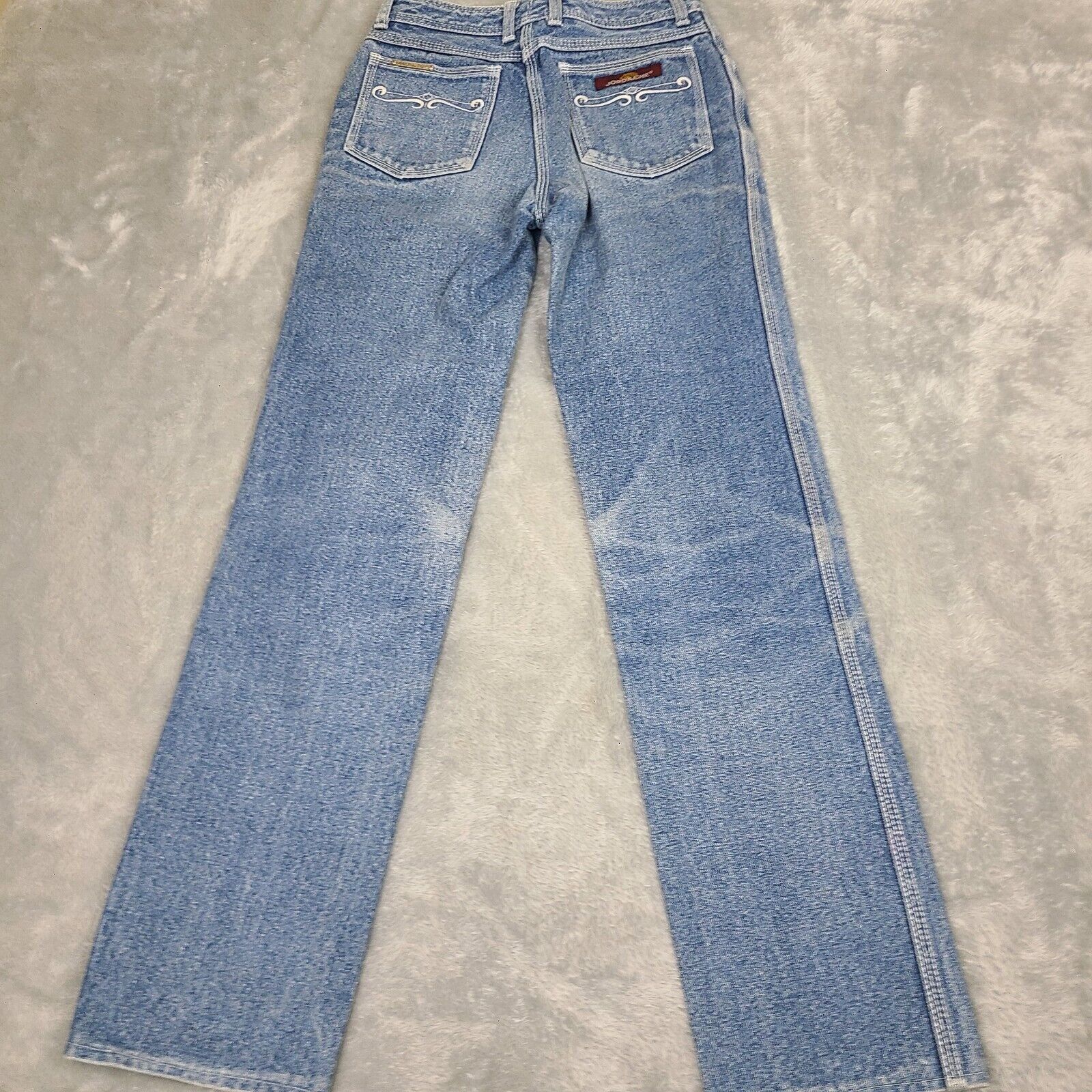 Jordache Vintage 70s 80s Jordache Medium Wash Jeans 26 Women's RN 529 Size 26" / US 2 / IT 38 - 10 Thumbnail