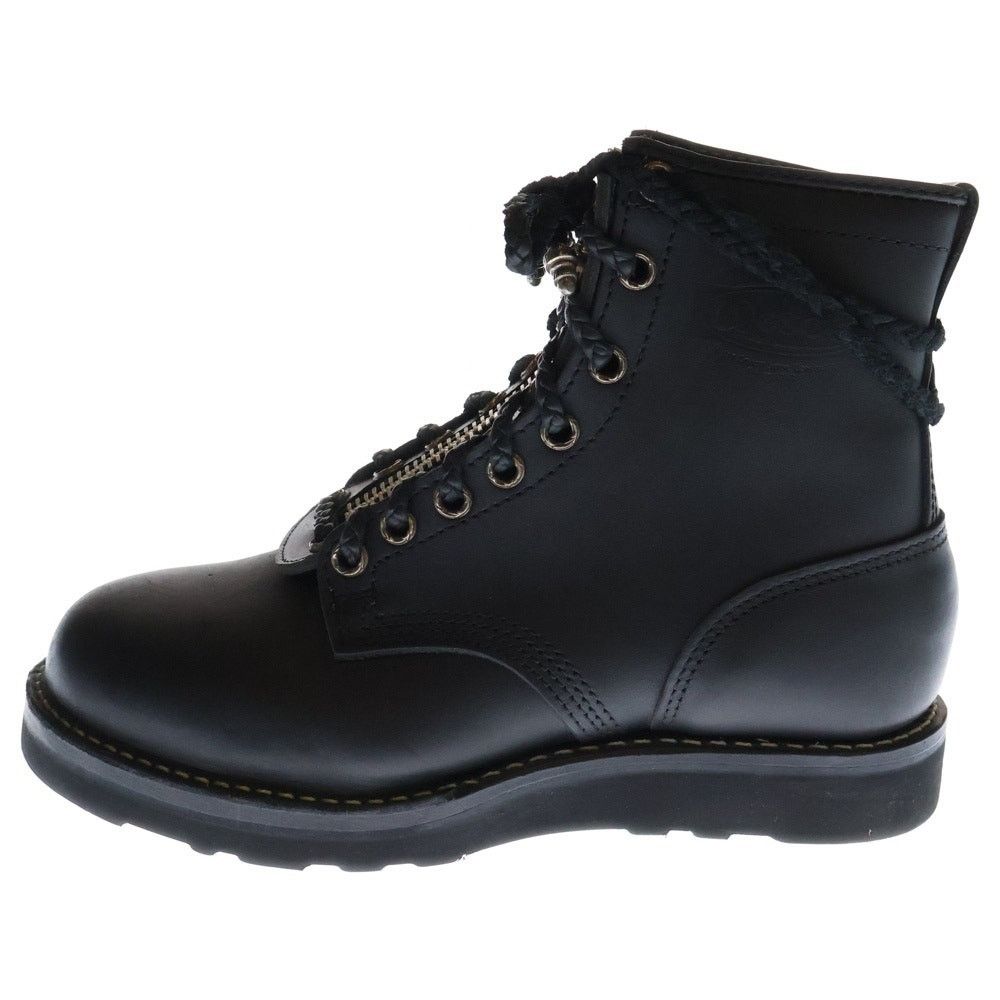 CHROME HEARTS✖️VibramブーツBLACK CHROME HEARTS クロムハーツ ジョブマスター ブーツ 靴 ブラック
