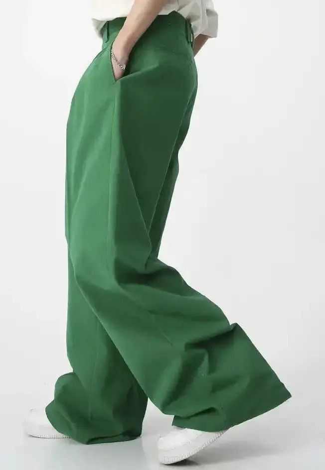 Japanese Brand Trendy Color Straight Wide Leg Casual Pant Size US 32 / EU 48 - 3 Thumbnail