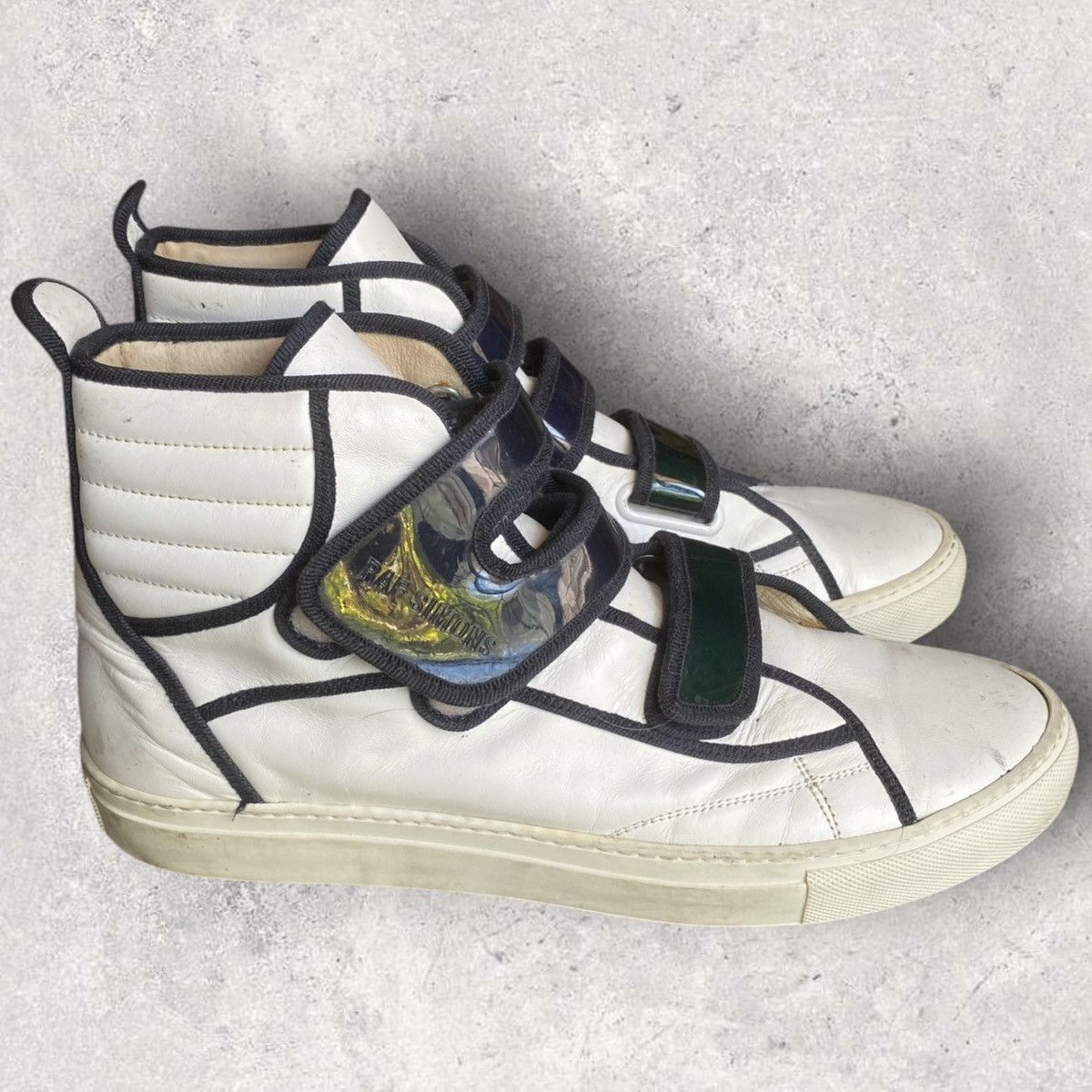 Raf Simons AW10 Double Velcro High Top Size US 10 / EU 43 - 1 Thumbnail
