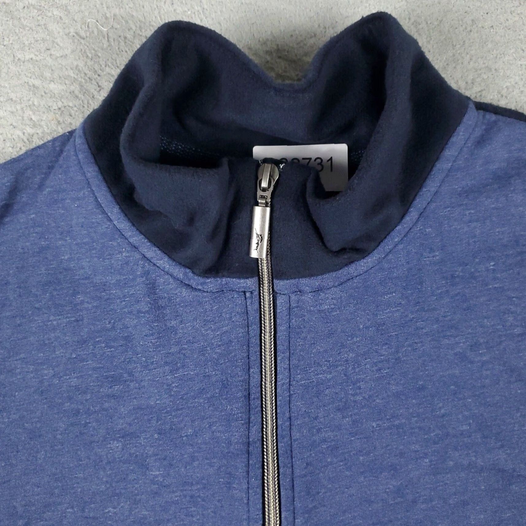 Tommy Bahama Tommy Bahama Sweater Mens XL Blue 1/4 Zip Up Pullover Size US XL / EU 56 / 4 - 2 Thumbnail