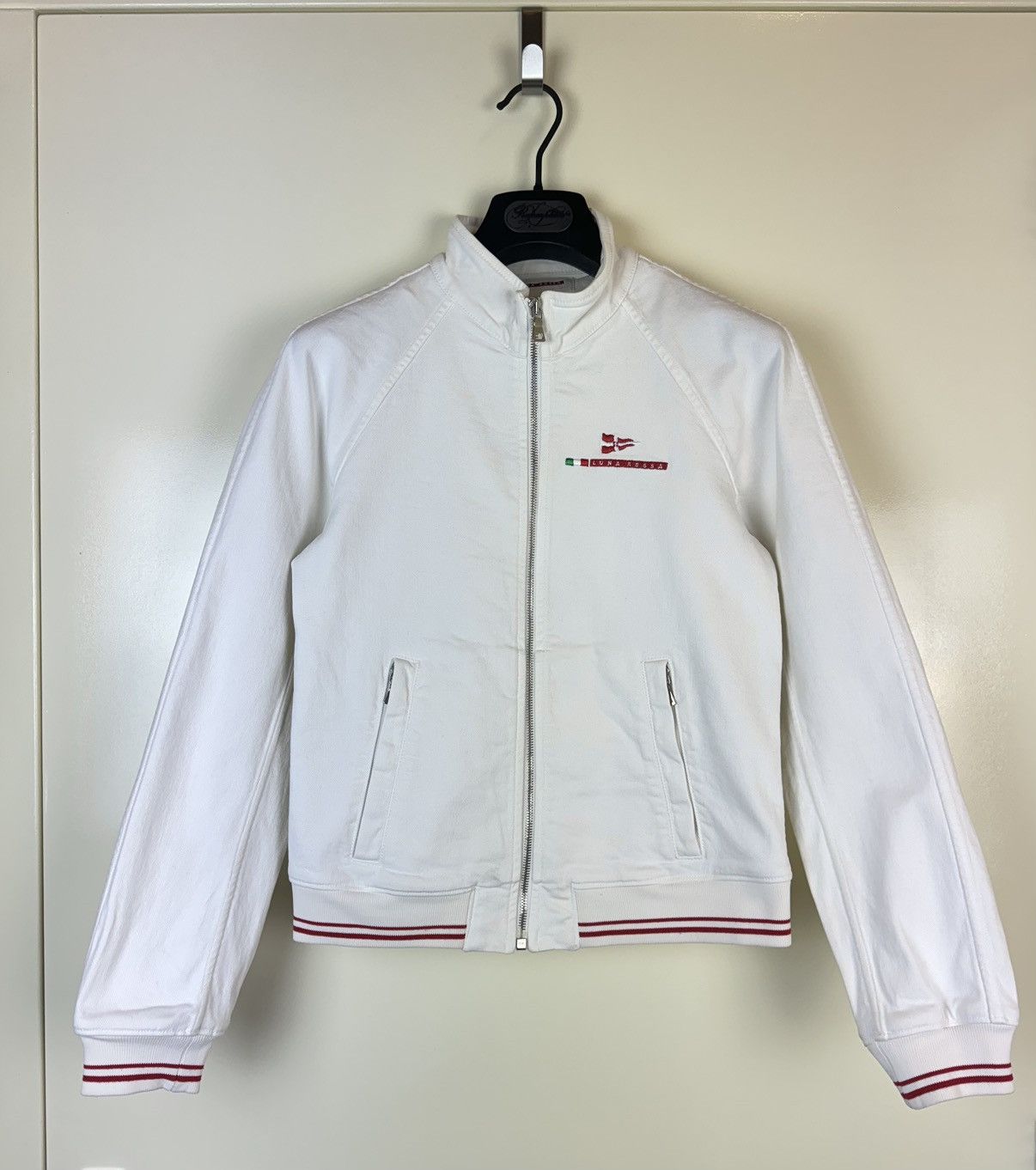 Prada Prada Luna Rosa vintage white denim cotton jacket rare S Size S / US 4 / IT 40 - 1 Thumbnail