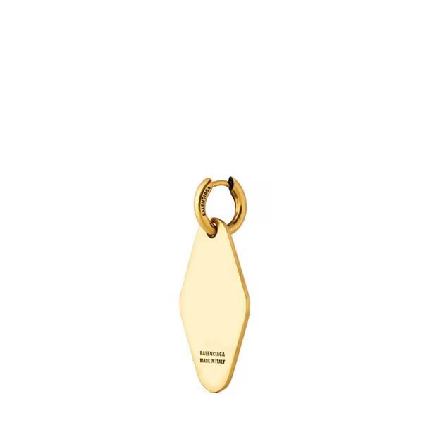 Balenciaga o1g2r1mq0924 Size: OS / Tags Earrings in Antique Gold Size ONE SIZE - 4 Thumbnail