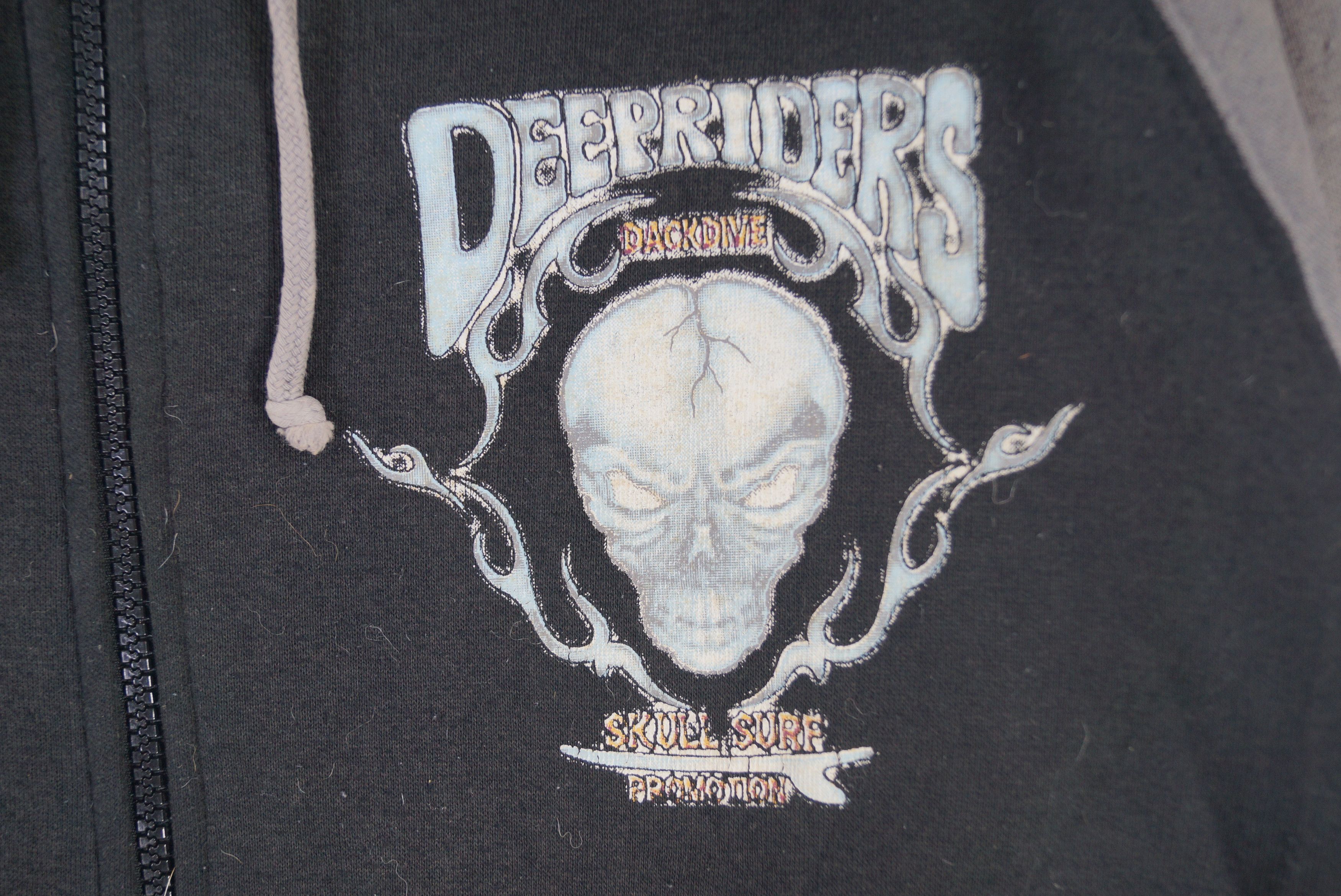 Vintage Skull Surf Sweater Zipper Hoodie Nice Design Size US L / EU 52-54 / 3 - 2 Thumbnail