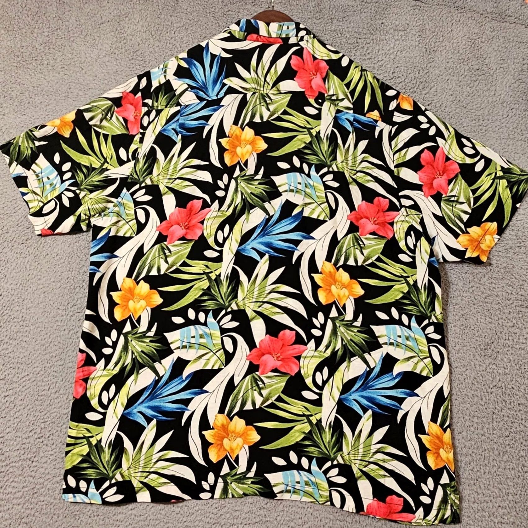 Tommy Bahama Tommy Bahama Coast Shirt Mens XL Viscose Short Sleeve Multicolor Floral Veracruz Cay Camp Shirt Mens XL Size US XL / EU 56 / 4 - 3 Thumbnail