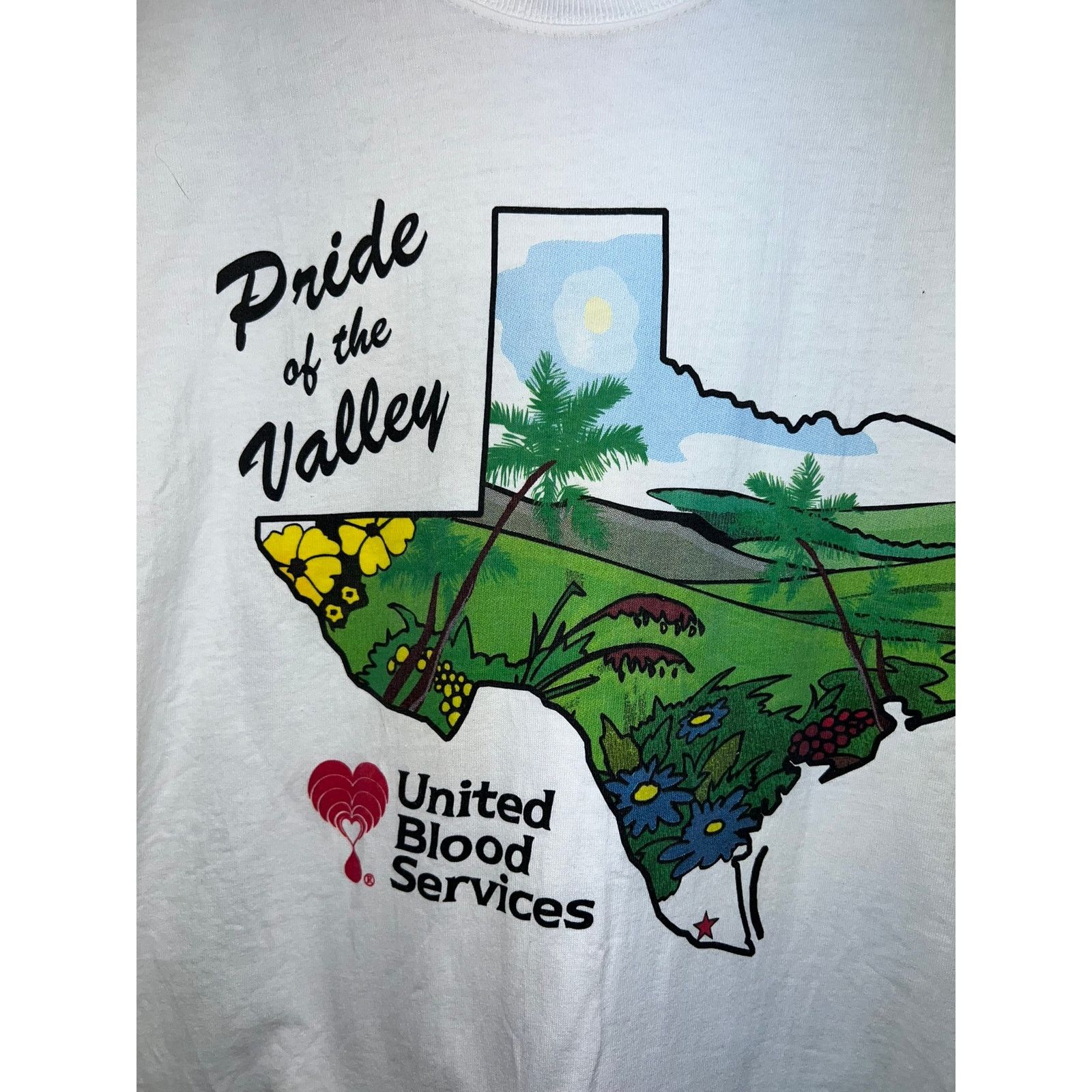 Vintage Vintage Pride Of The Valley Shirt Texas United Blood Tee XL Size US XL / EU 56 / 4 - 4 Thumbnail